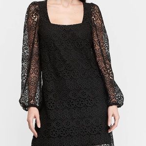NEW Express Little Black Lacy Dress